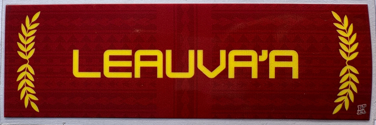 Leauva'a - Village Car Decal Sticker